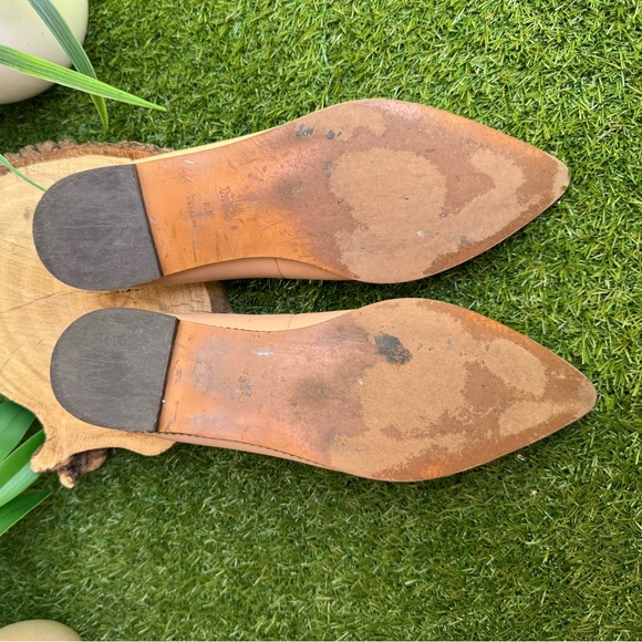 COACH beechwood leather flat shoes size 8.5 - Picture 10 of 12